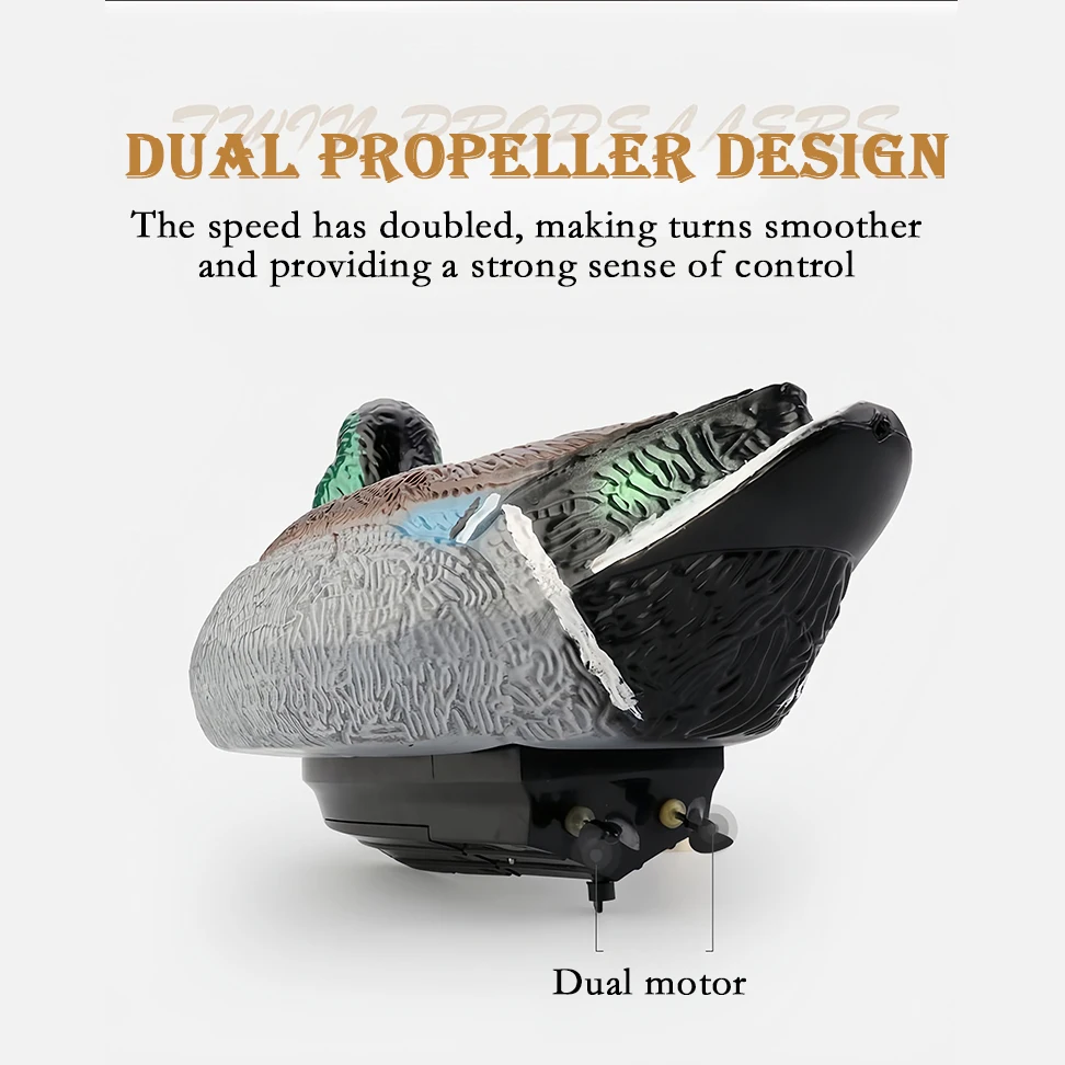 Lancha motora RC impermeable de alta velocidad con motor dual - imagen 2