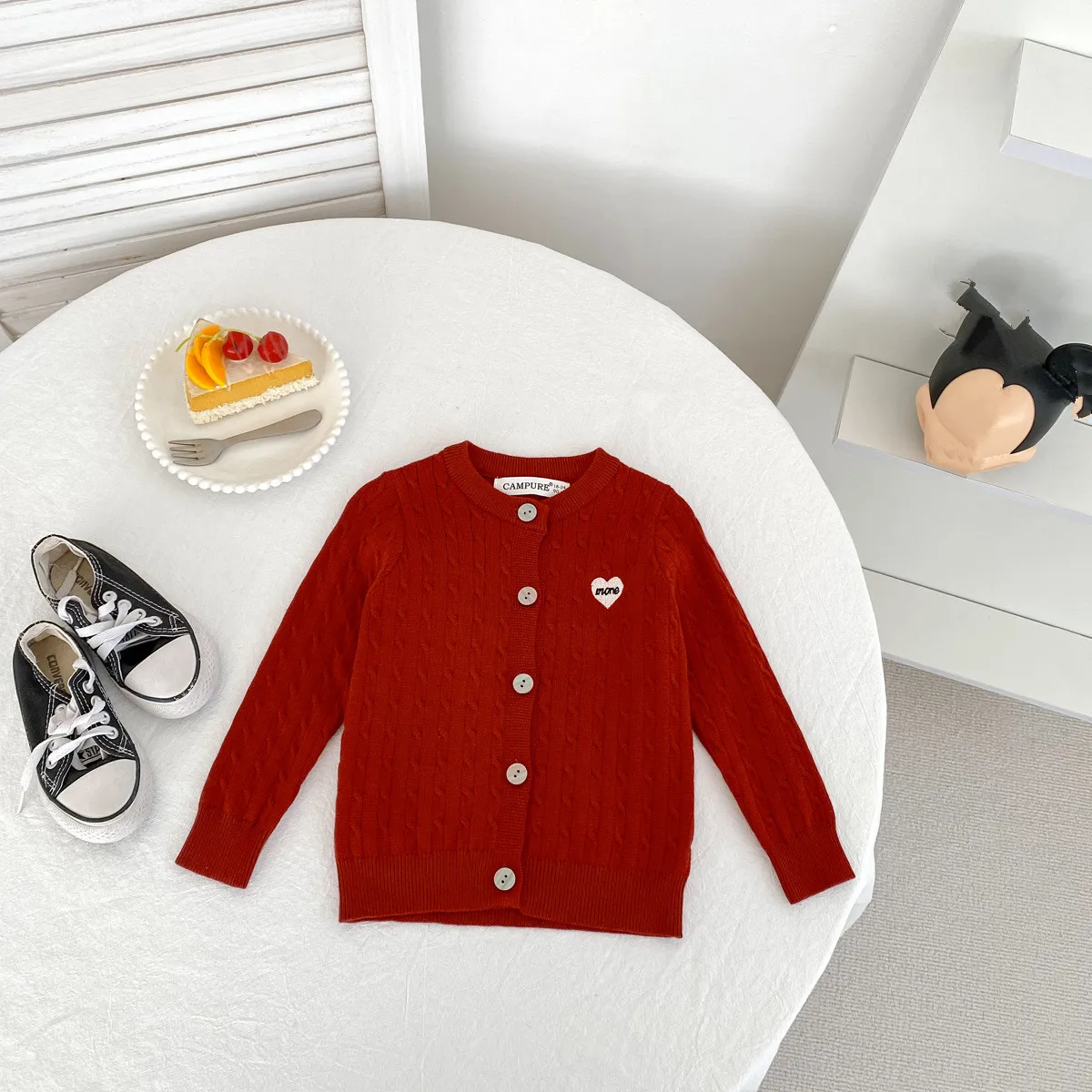 Cárdigan de punto para niño – Jersey cálido de otoño - imagen 4