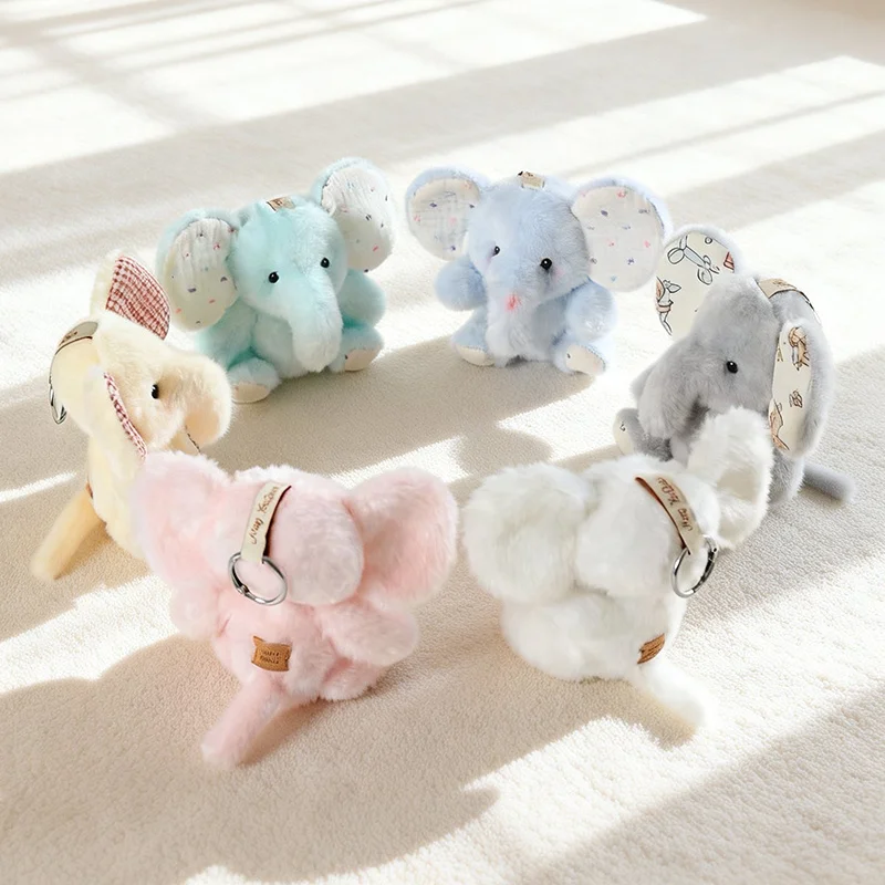Elefante de peluche articulado suave para decoración y regalo - imagen 3