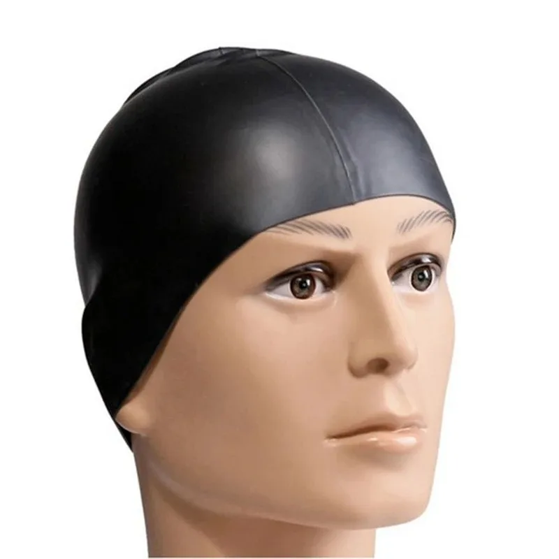 Gorro de natación silicona para niños – Protege orejas y cabello
