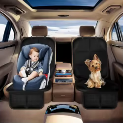 Funda protectora para asiento de coche bebé con base antideslizante
