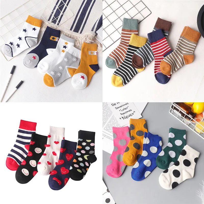 Calcetines de algodón para bebés primaverales sin costuras