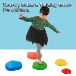 Piedras sensoriales de equilibrio para juego al aire libre infantil