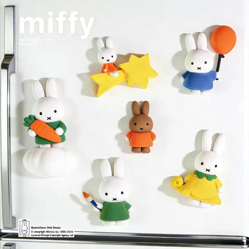Imán de nevera Miffy con diseño de globo, figura coleccionable - imagen 3