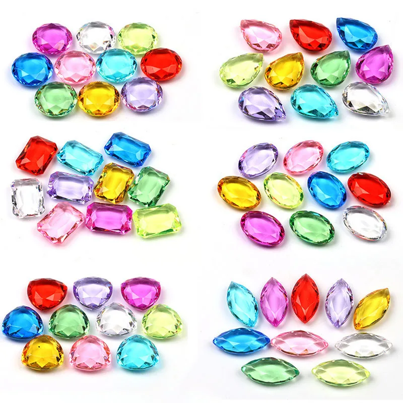 Conjunto completo de gemas pirata - 30 piezas