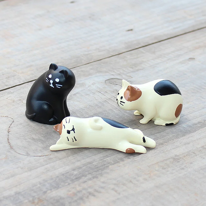 Gato negro de resina – Figura decorativa artesanal para bodas - imagen 3