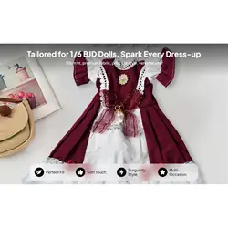 Vestido de princesa para muñeca educativo para niñas, juego de moda