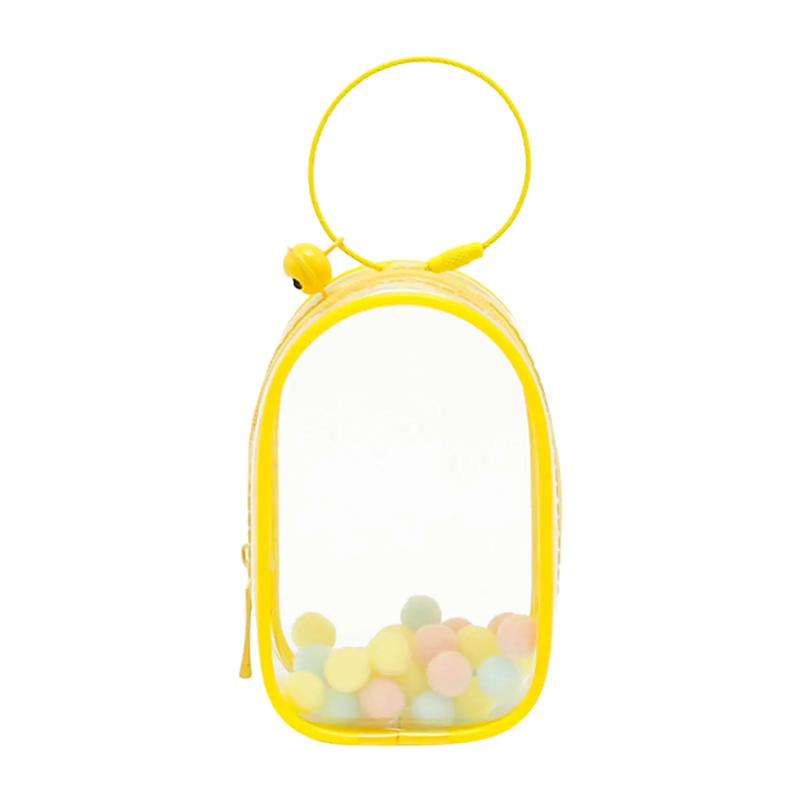 Bolso mini para muñecas de PVC transparente con llavero decorativo - imagen 4