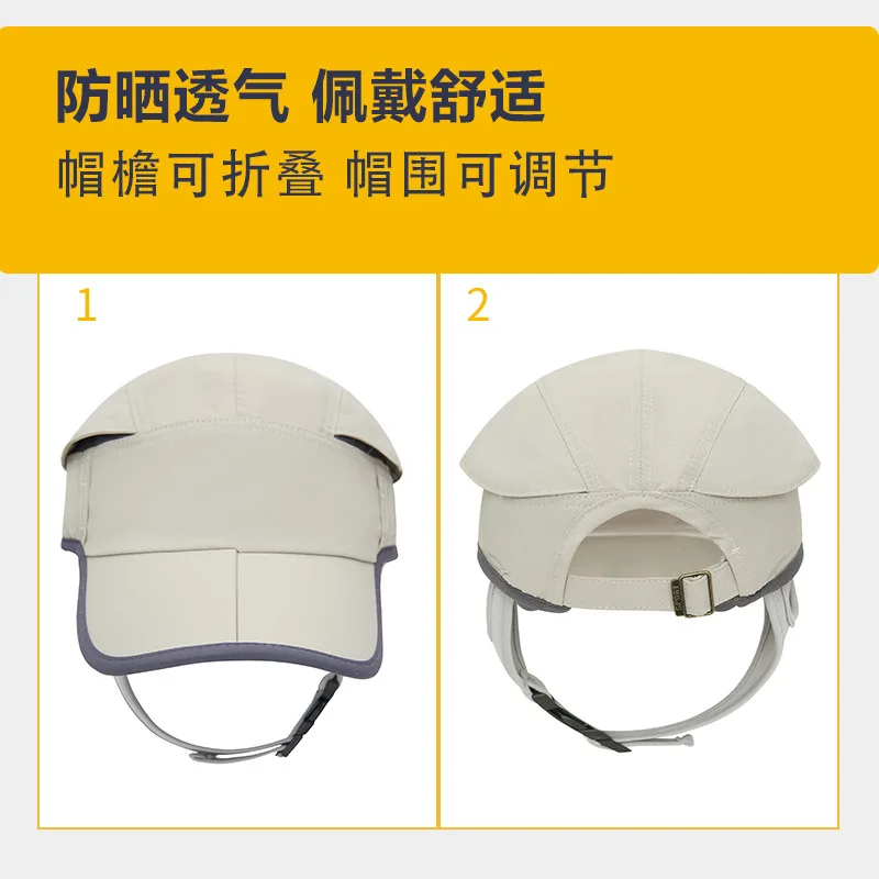 Gorra de sol con protección UV transpirable repelente al agua - imagen 4
