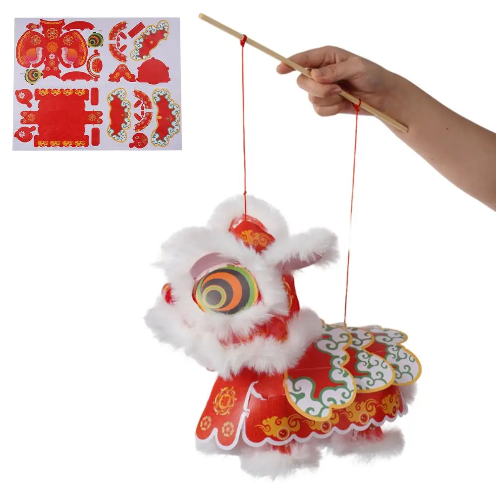Kit linterna LED danza del león para Año Nuevo Chino en familia - imagen 5
