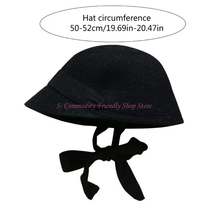 Gorro ecuestre de lana para niños pequeños con correa ajustable - imagen 5