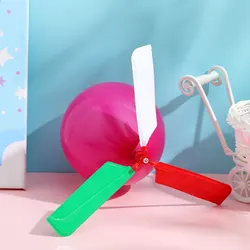 Helicópteros de juguete voladores con lanzador de globos para niños
