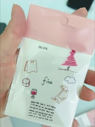 Pegatinas autoadhesivas infantiles para funda de móvil estilo urbano