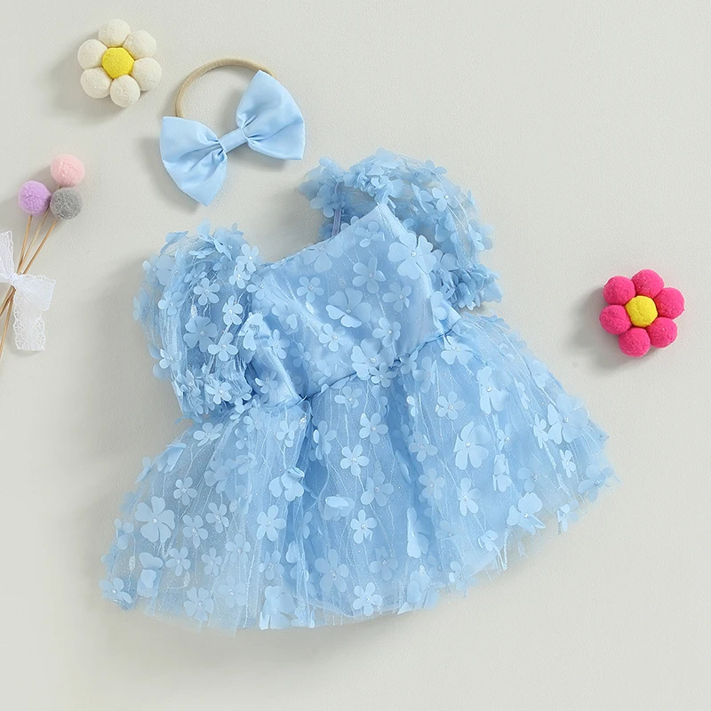 Conjunto completo con diadema floral