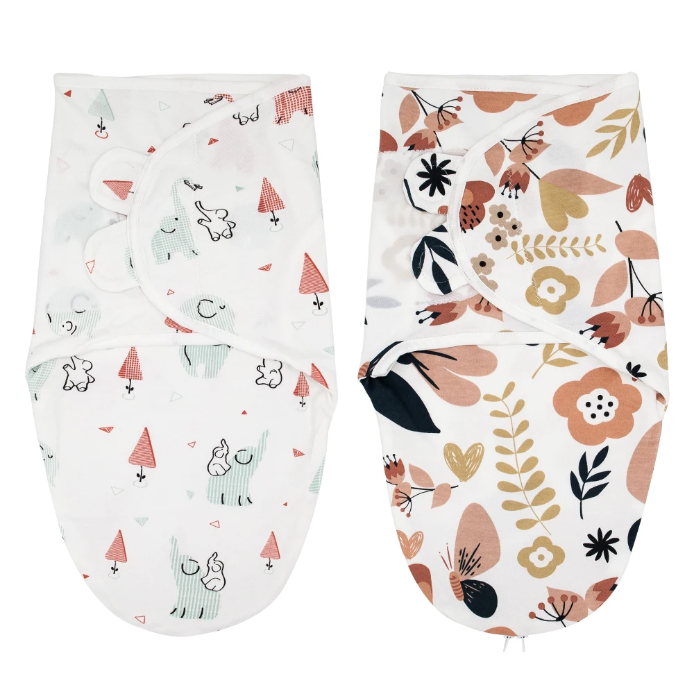 Saco de dormir de algodón suave ajustable para bebé verano