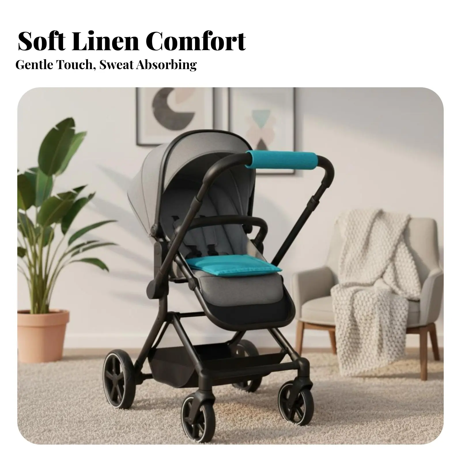 Funda de carrito lavable y extraíble para manillar - imagen 5