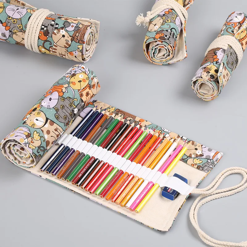 Estuche de lápices de colores con accesorios de pintura infantil - imagen 4