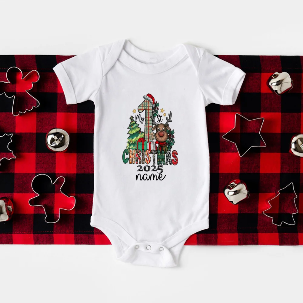 Mono de Navidad para recién nacido con estampado ciervo - imagen 4