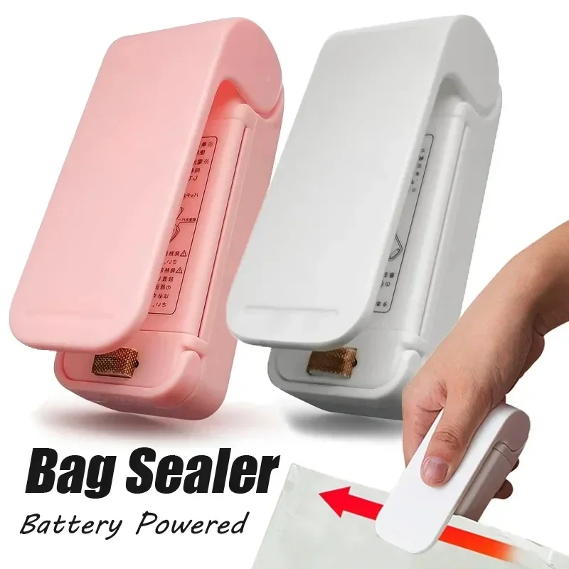 Mini sellador térmico portátil de bolsas para alimentos al calor