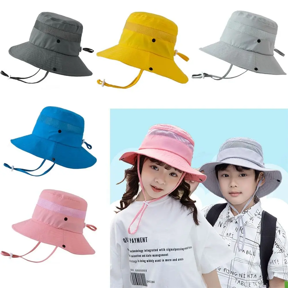 Sombrero de sol con protección UV ajustable para niños - imagen 4