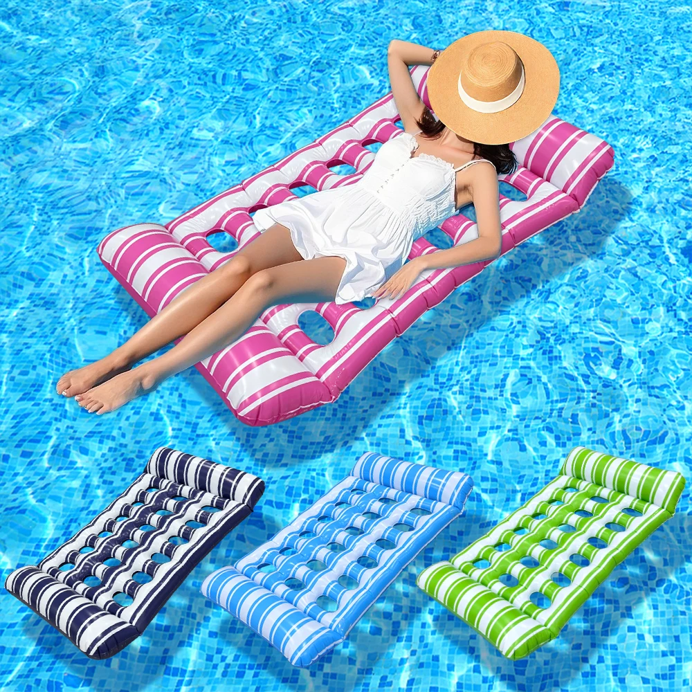 Silla flotante inflable para piscina y playa – asiento individual - imagen 3