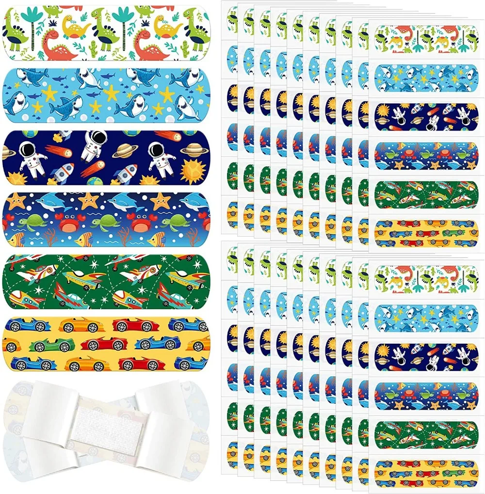 Tiritas adhesivas infantiles impermeables – Con dibujos para heridas - imagen 3