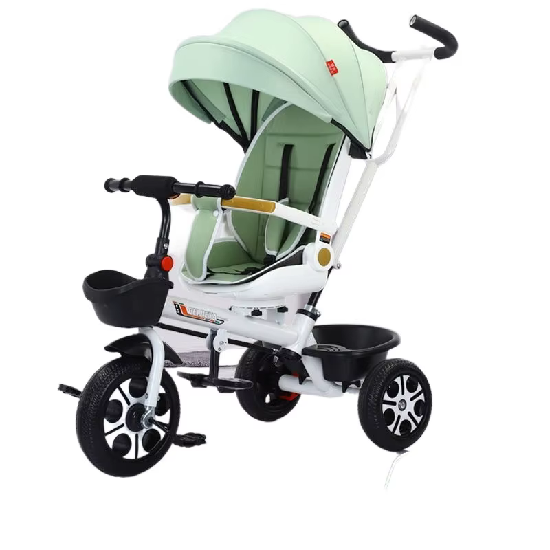 Triciclo evolutivo 3 en 1 para niños: cochecito y bicicleta de pedales - imagen 5