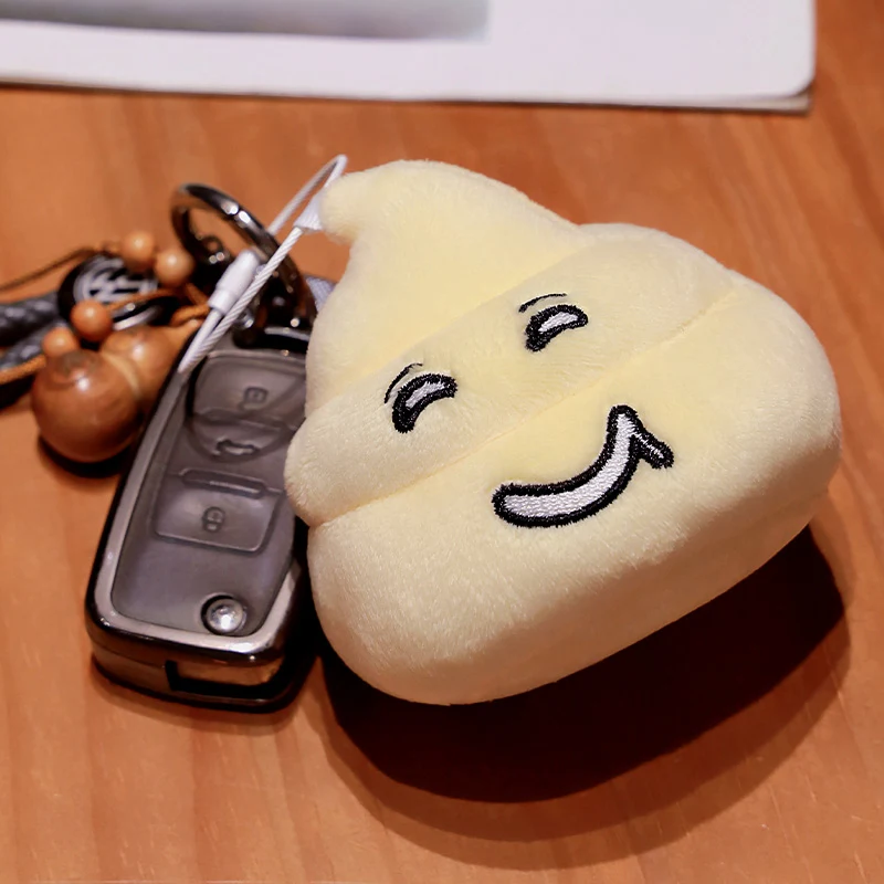 Llavero Poo de peluche kawaii para mochila - imagen 2
