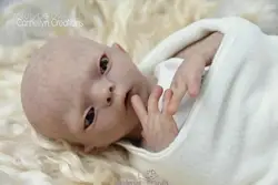 Kit de muñeca reborn Imani NPK en blanco sin pintar
