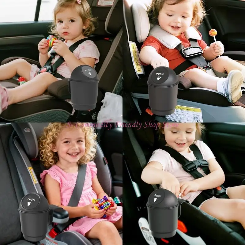 Organizador ergonómico para asiento infantil con portabotellas - imagen 5