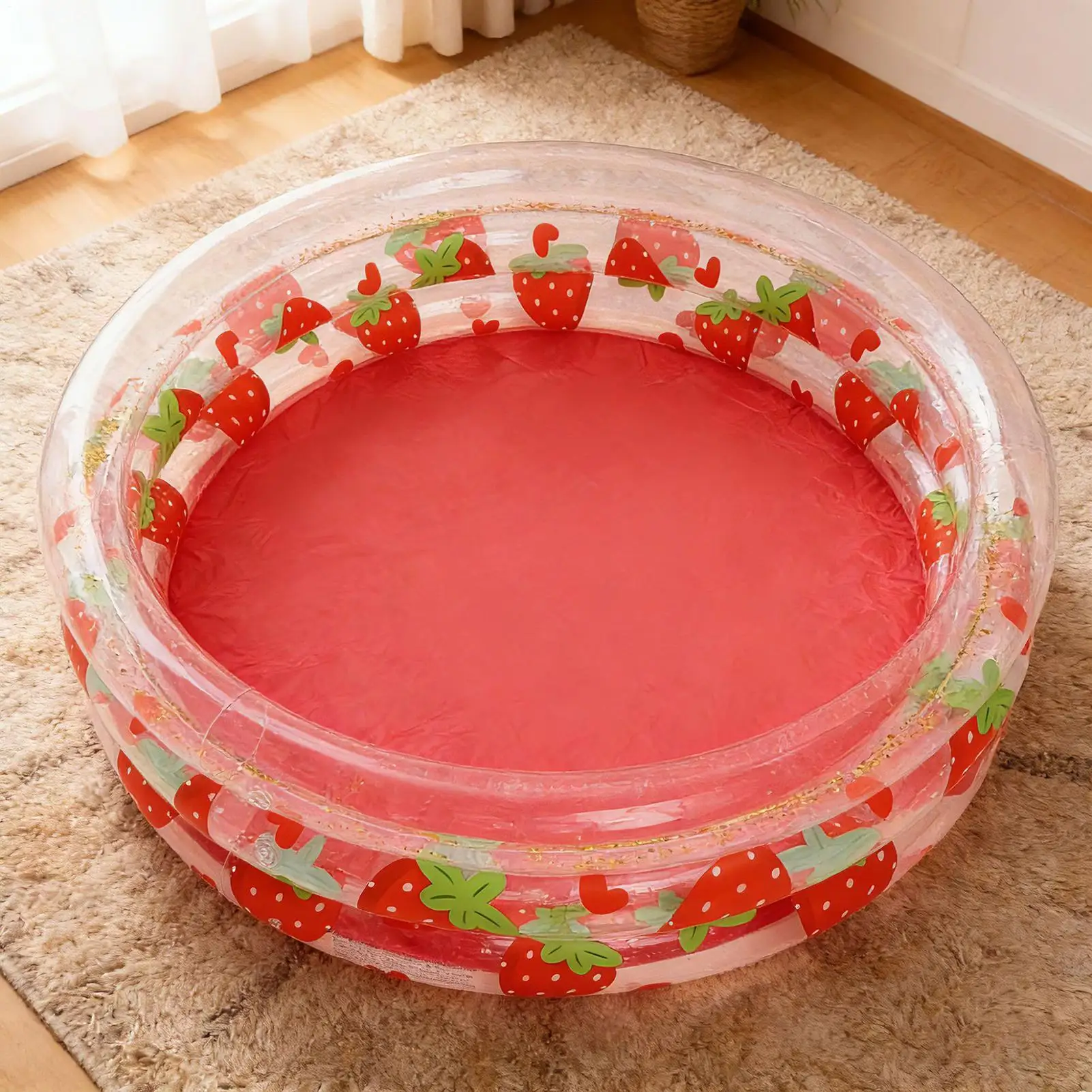 Piscina infantil hinchable redonda de PVC para jardín y patio - imagen 5