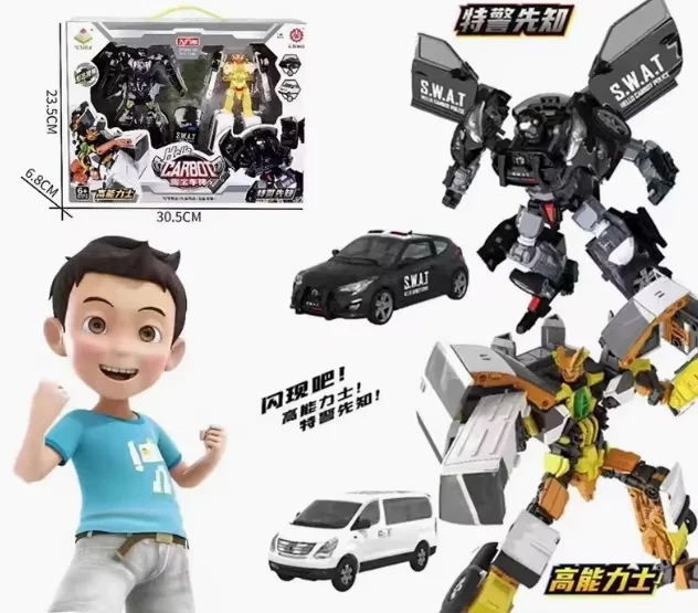 Hello Carbot Coche Transformable Robot Bombero y Ambulancia para Niños - imagen 3
