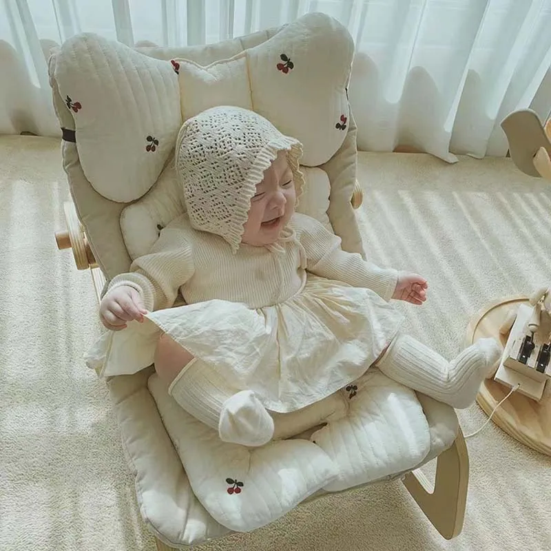 Cojín para asiento de cochecito de bebé - Algodón transpirable y suave - imagen 3