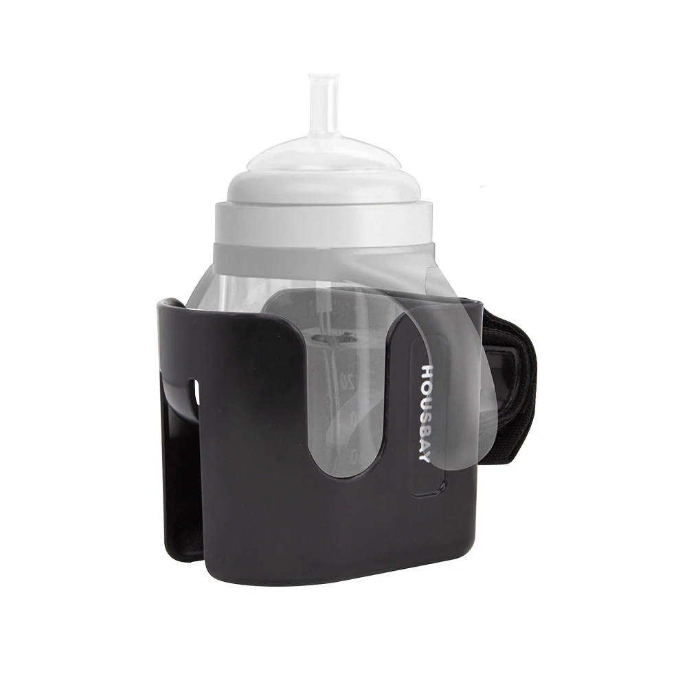 Portavasos para cochecito con soporte para teléfono y estante de biberones - imagen 2