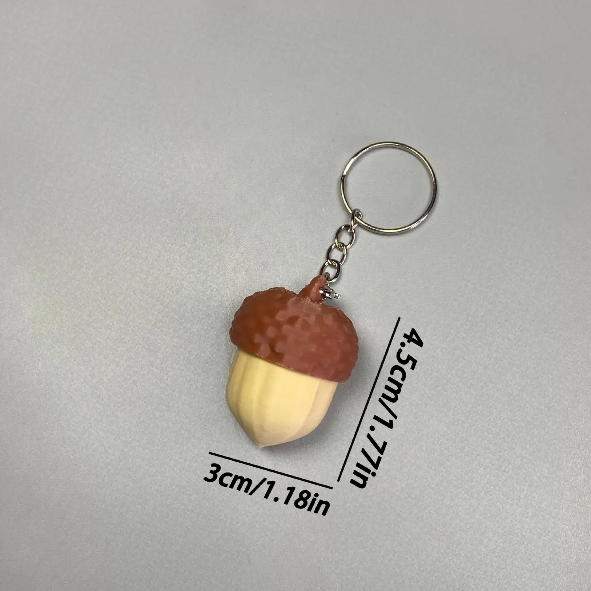 Llavero antiestrés con bellota, colgante para mochila infantil - imagen 4