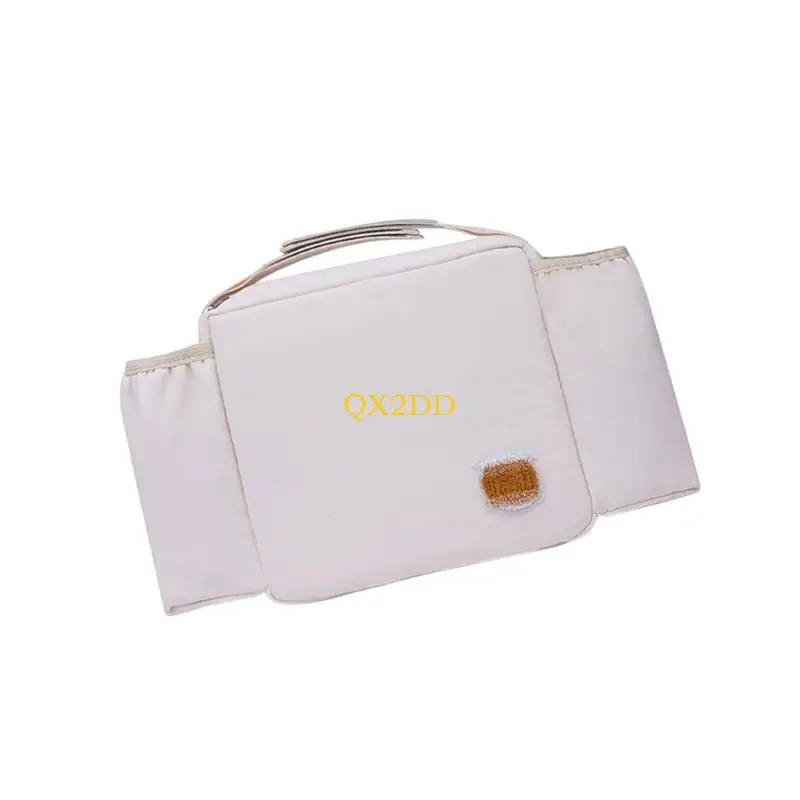 QX2D Bolsa organizadora para cochecito con correa ajustable multiusos