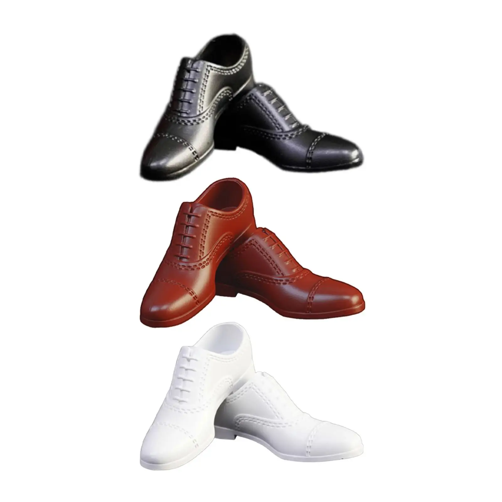 Zapatos para muñeca miniatura de hombre, accesorios vestir