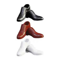 Zapatos para muñeca miniatura de hombre, accesorios vestir