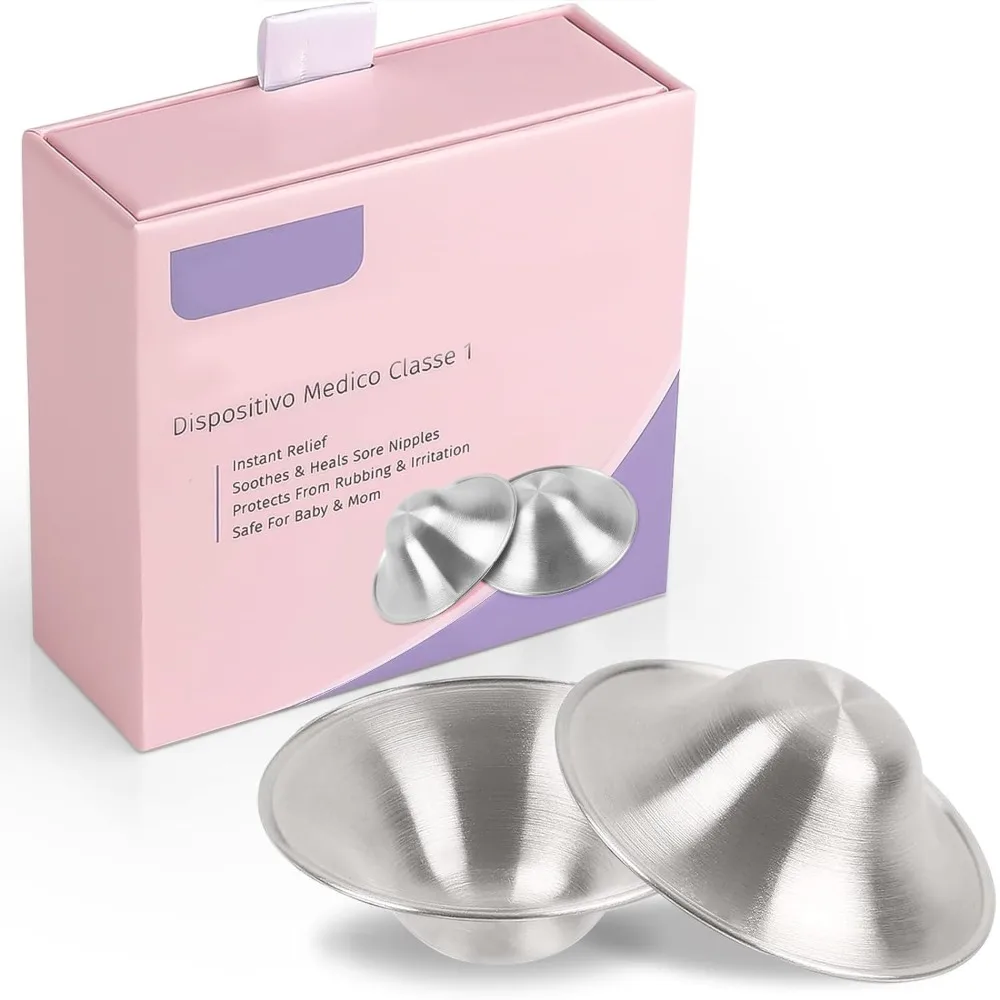 Protectores para pezones de lactancia de plata – Cubiertas originales