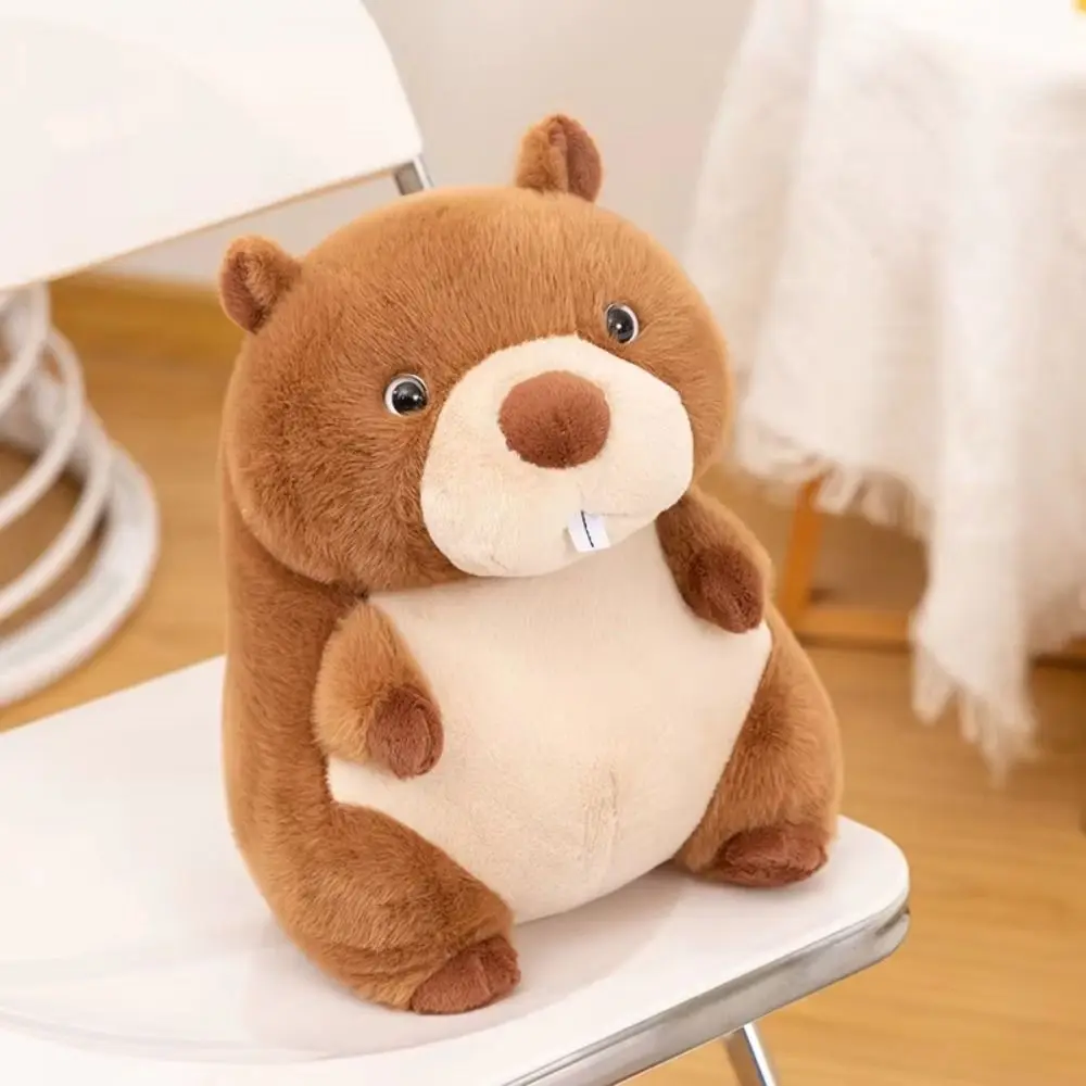 Peluche de mapache esponjoso con relleno de algodón para niños - imagen 2
