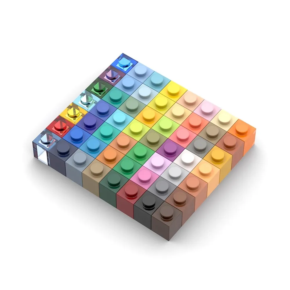 Ladrillos 1x1 compatibles para proyectos DIY