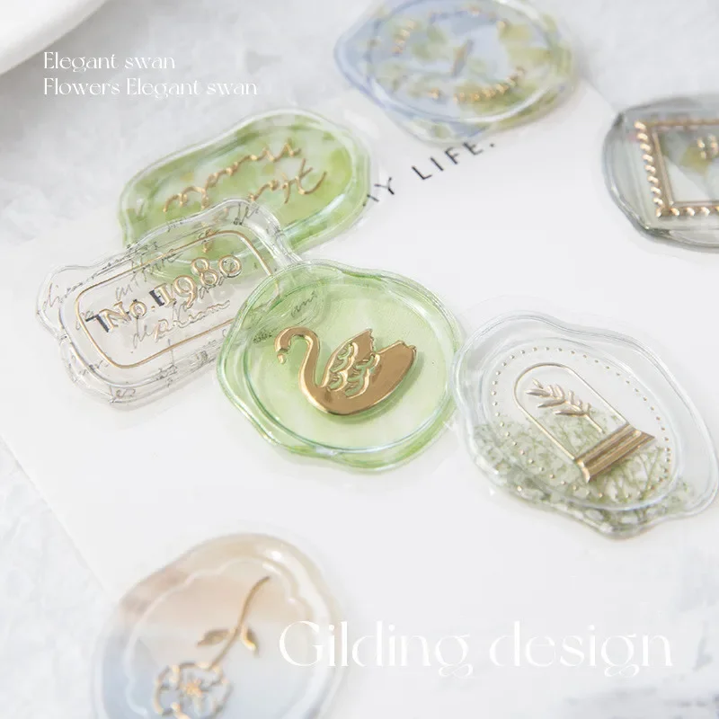 Pegatinas de sello infantiles con forma de caramelo para decoración - imagen 3