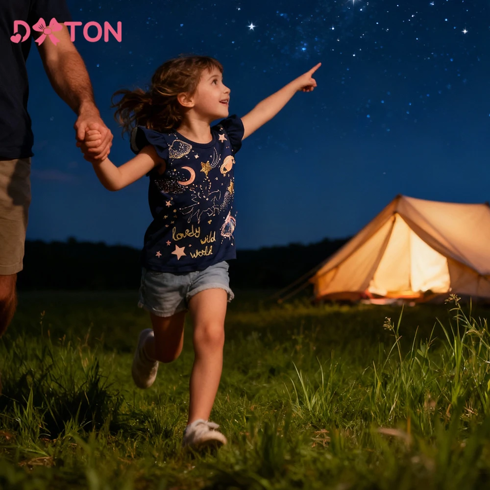DXTON Camiseta de tirantes de algodón para niña – Ideal verano - imagen 3