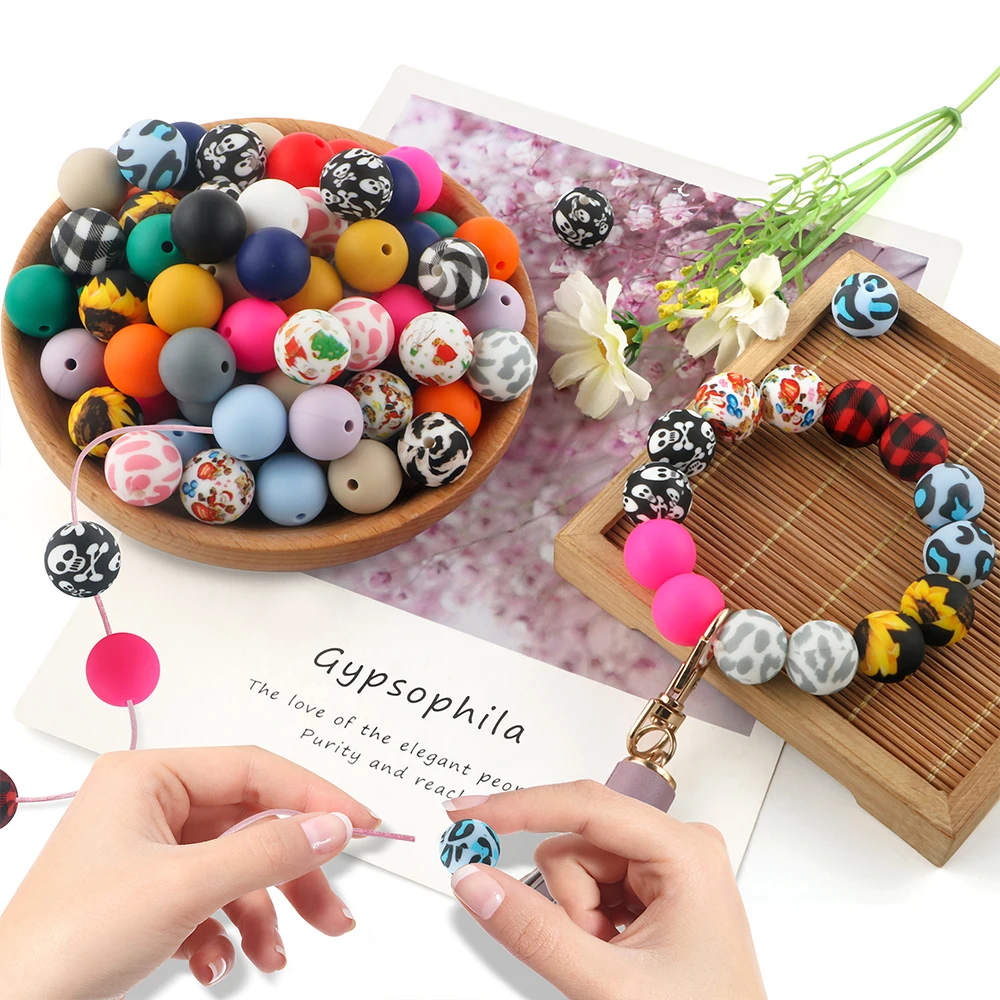 Cuentas de silicona multicolores para pulseras infantiles - imagen 5