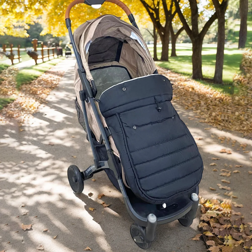 Saco de invierno acolchado antipolvo para cochecito bebe 6-36 meses - imagen 3