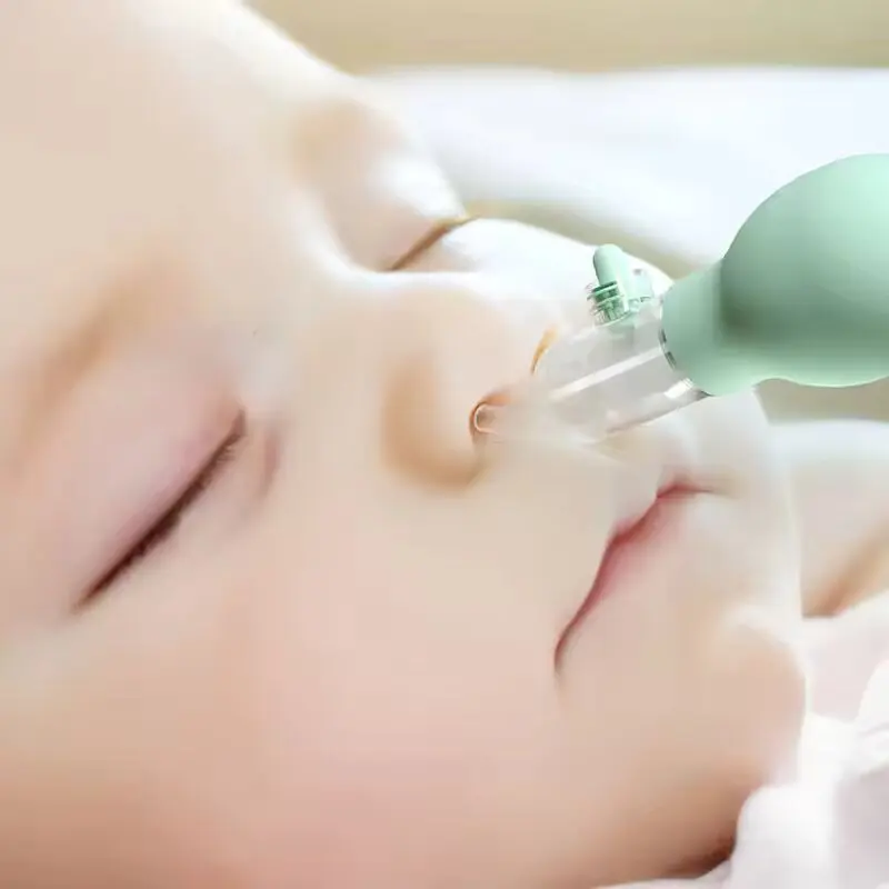 Aspirador nasal para bebé con punta suave y filtrado higiénico - imagen 5