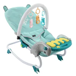 Mecedora bebé eléctrica con piano y pedal – Relájate jugando