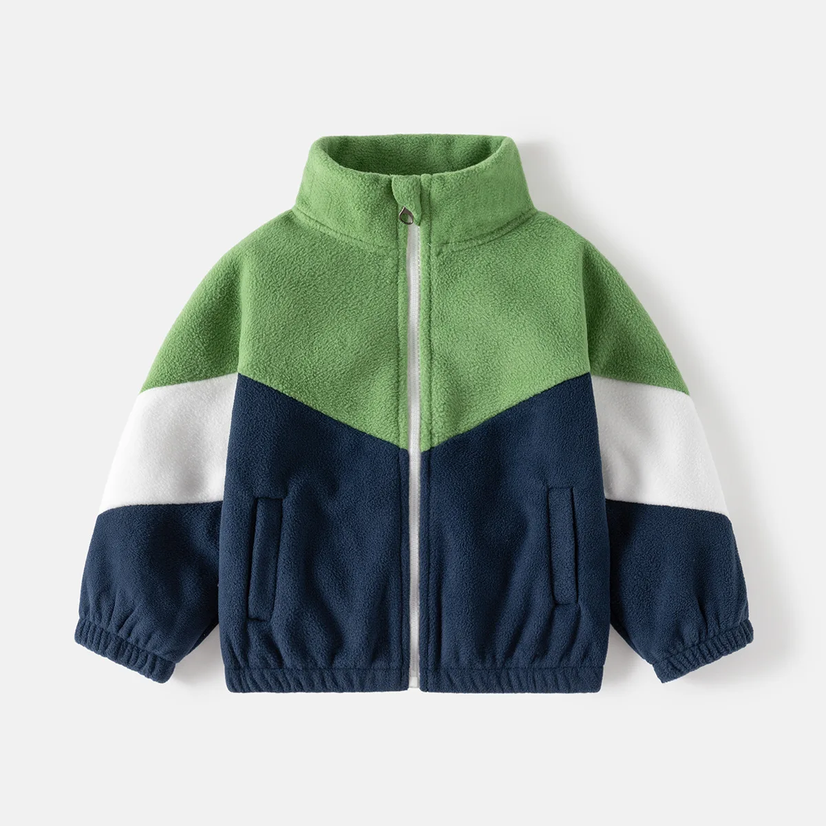 Cardigan de forro polar térmico para niño – Otoño invierno