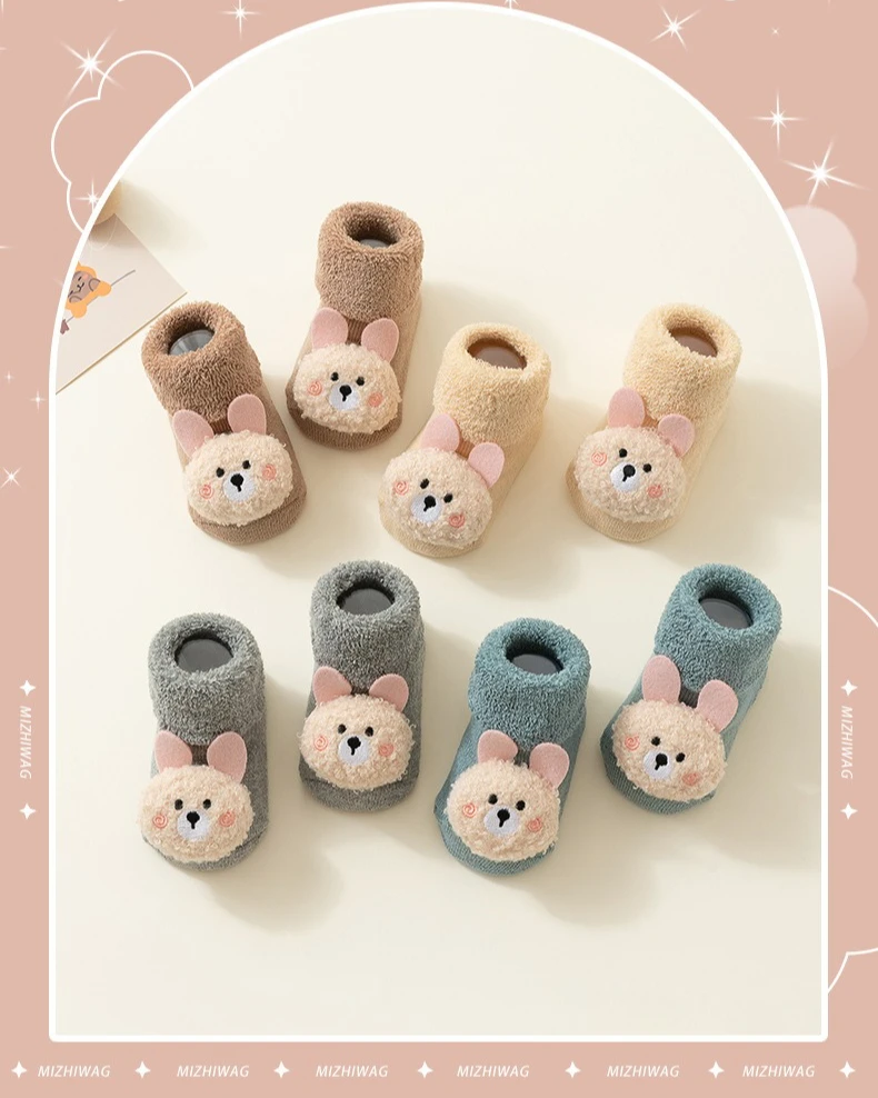 Calcetines térmicos con dibujos para bebé