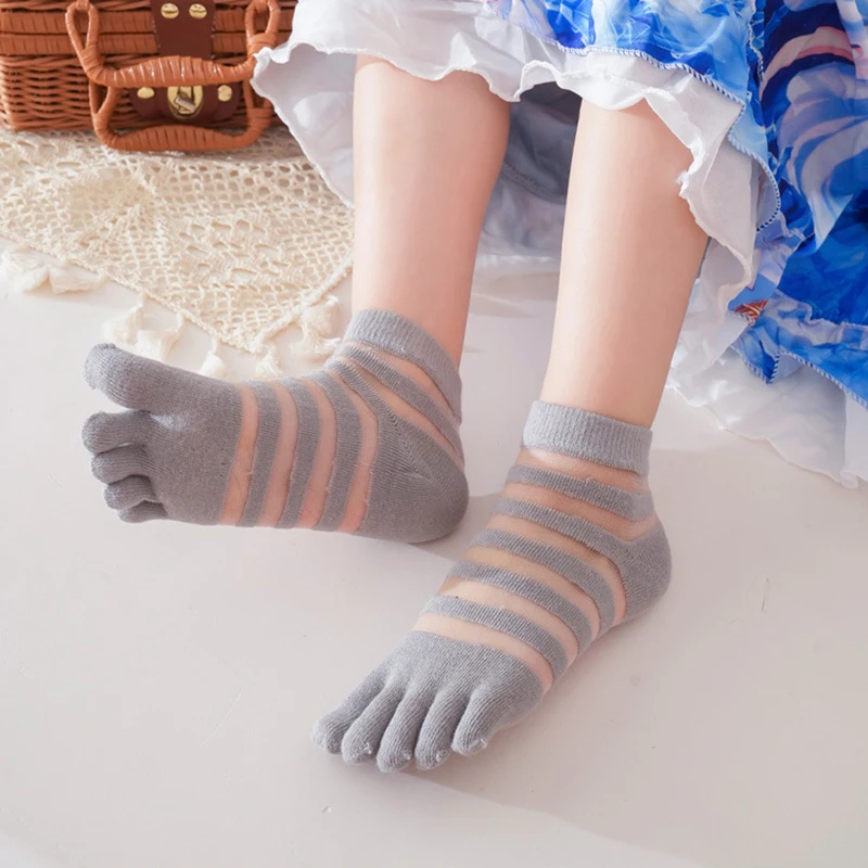 Calcetines de malla de algodón transpirables para niños – cinco dedos - imagen 4